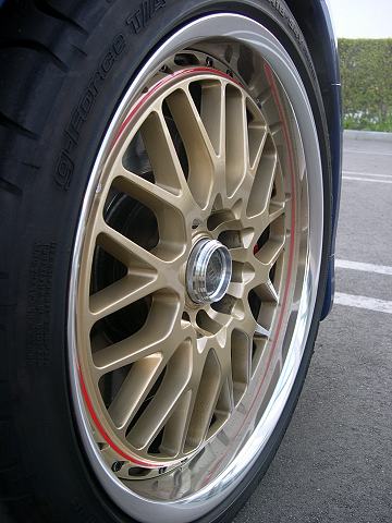 photo 3 Mitsubishi Lancer Evolution custom wheels Volk gt-u 18x9.0, ET +29, tire size X R18. x ET