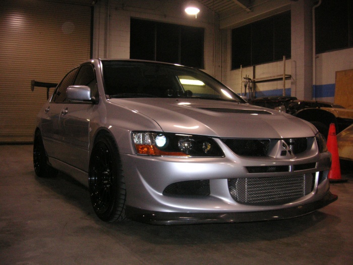 photo 1 Mitsubishi Lancer Evolution custom wheels Enkei NTO3 18x9.5, ET +27, tire size X R18. x ET 