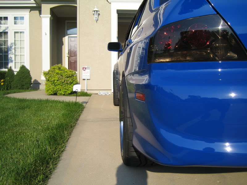 photo 2 Mitsubishi Lancer Evolution custom wheels Enkei RPF1 18x9.5, ET +15, tire size X R18. x ET 