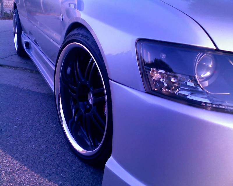 photo 1 Mitsubishi Lancer Evolution custom wheels Work Varianza 18x10.0, ET , tire size X R18. x ET 
