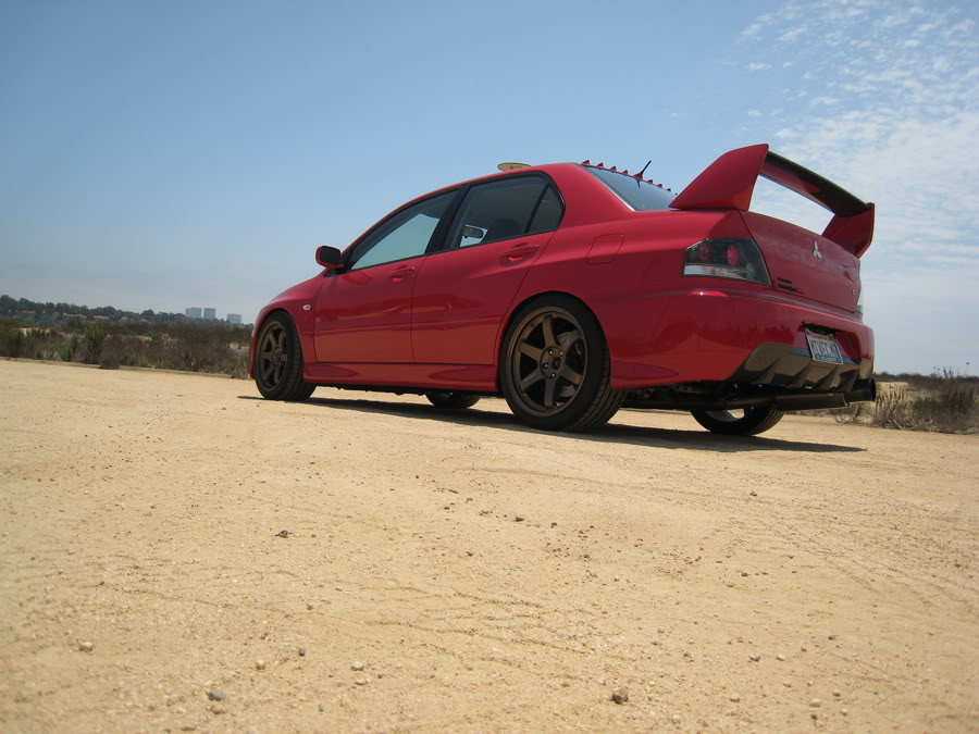 photo 3 Mitsubishi Lancer Evolution custom wheels 18x9.5, ET +22, tire size X R18. 18x9.5 ET+22