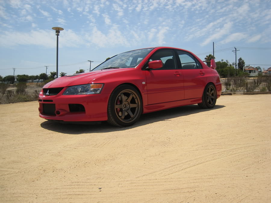 photo 2 Mitsubishi Lancer Evolution custom wheels 18x9.5, ET +22, tire size X R18. 18x9.5 ET+22