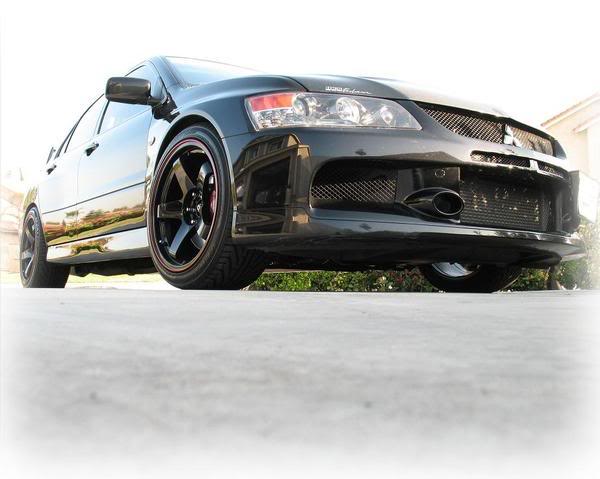photo 1 Mitsubishi Lancer Evolution custom wheels 18x9.5, ET +30, tire size X R18. x ET