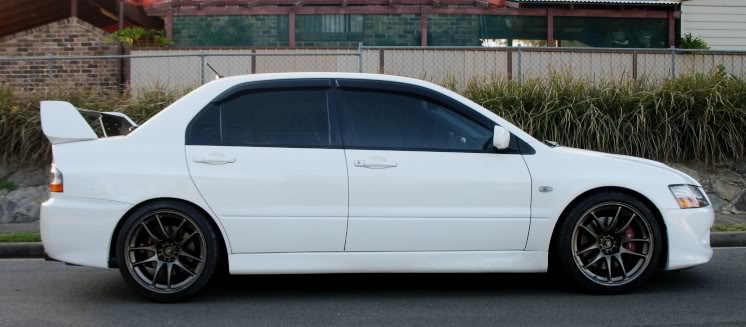 photo 3 Mitsubishi Lancer Evolution custom wheels 18x9.5, ET +20, tire size 255/35 R18. x ET