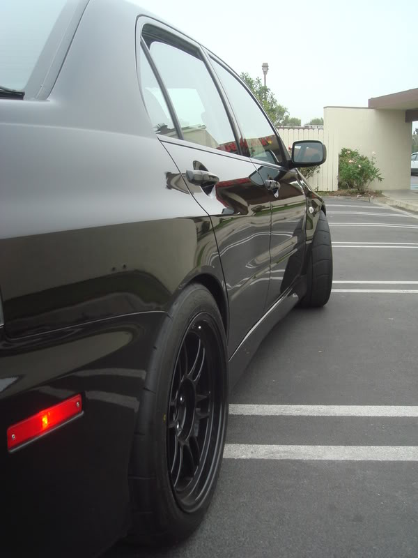 photo 2 Mitsubishi Lancer Evolution custom wheels 17x10.0, ET +18, tire size X R17. 17x10.0 ET+38