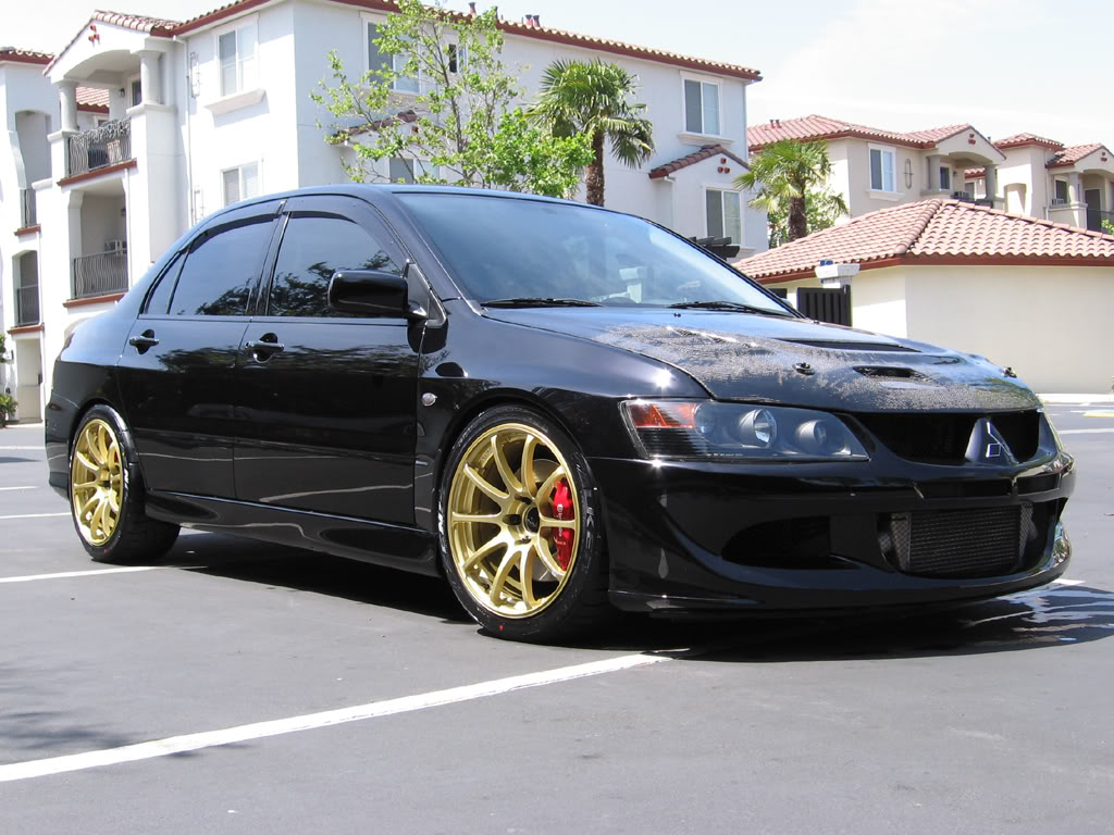 photo 2 Mitsubishi Lancer Evolution custom wheels Advan RS 18x9.0, ET +29, tire size X R18. x ET 
