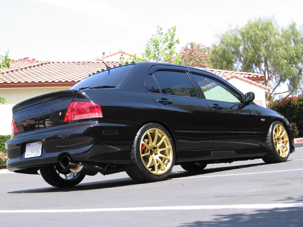 photo 3 Mitsubishi Lancer Evolution custom wheels Advan RS 18x9.0, ET +29, tire size X R18. x ET 