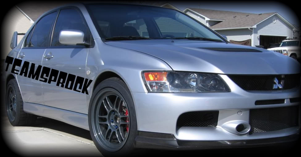 photo 1 Mitsubishi Lancer Evolution custom wheels enkei RPF1 17x10.0, ET +23, tire size 255/40 R17. 17x10.0 ET+33