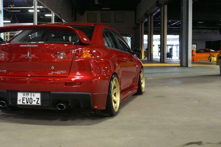 photo 3 Mitsubishi Lancer Evolution custom wheels Advan A048 18x10.5, ET +15, tire size X R18. x ET 