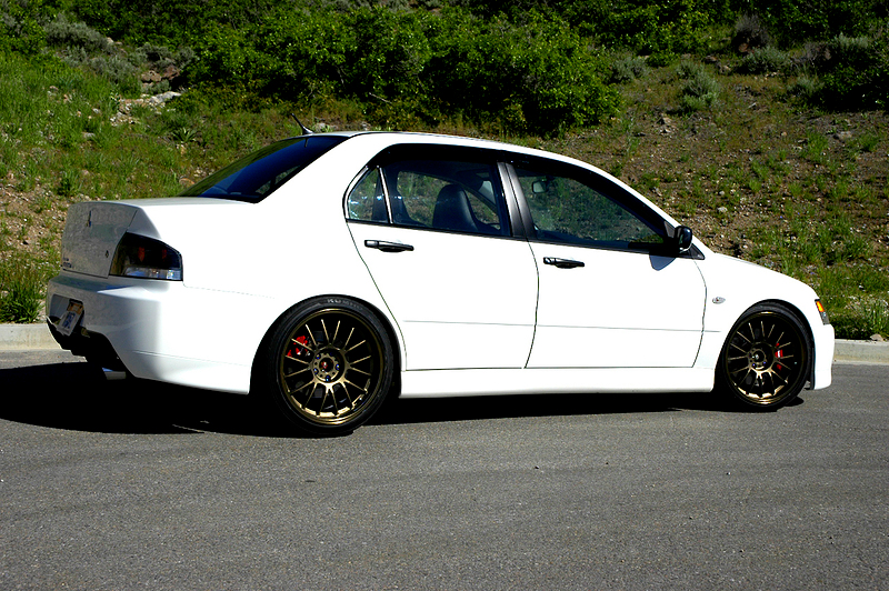 photo 2 Mitsubishi Lancer Evolution custom wheels 18x9.5, ET +12, tire size X R18. x ET