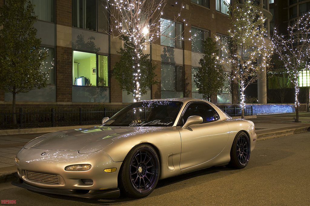 photo 2 Mazda RX-7 custom wheels Enkei NT03+M 18x9.5, ET +27, tire size 235/40 R18. 18x10.5 ET+30 255/35 R18