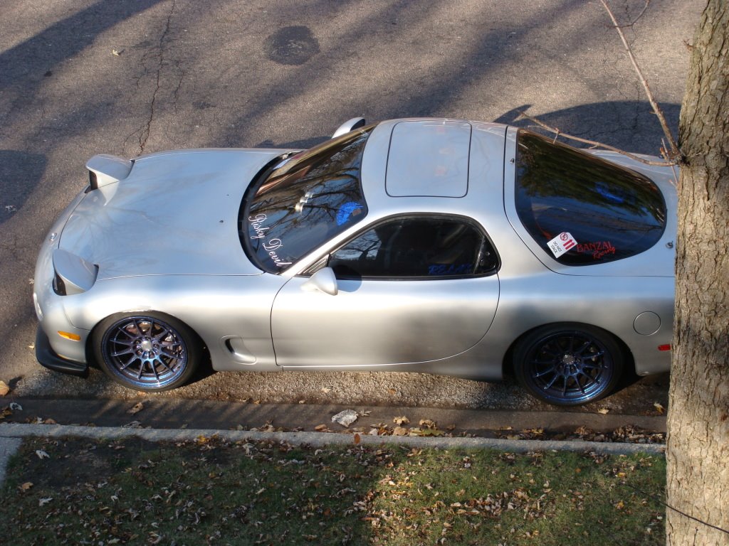 photo 5 Mazda RX-7 custom wheels Enkei NT03+M 18x9.5, ET +27, tire size 235/40 R18. 18x10.5 ET+30 255/35 R18