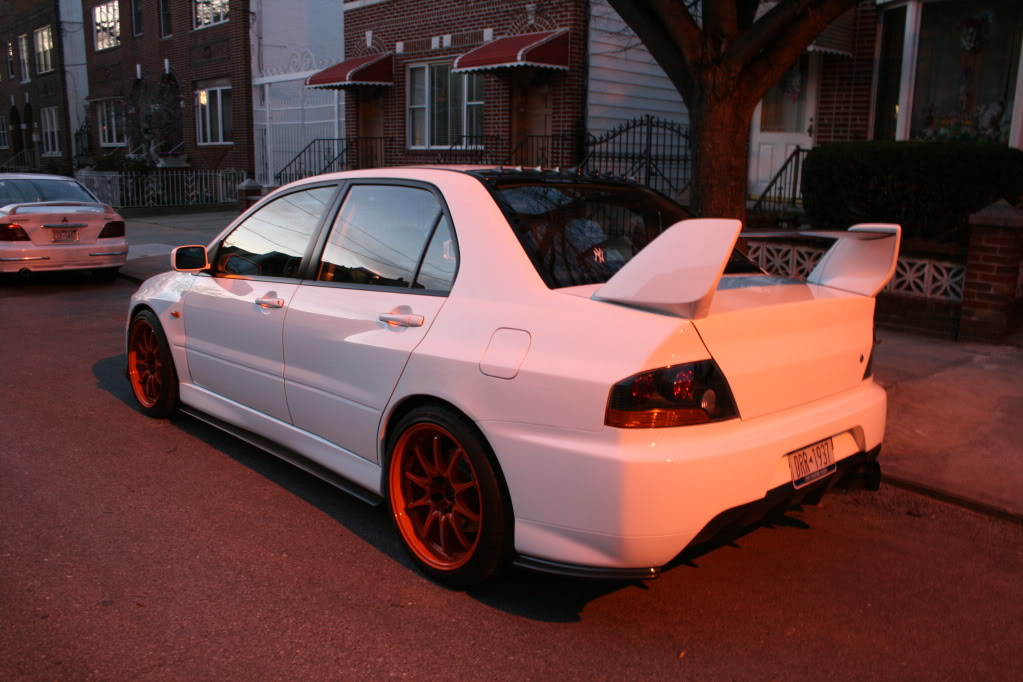 photo 1 Mitsubishi Lancer Evolution custom wheels 18x9.5, ET +28, tire size X R18. x ET