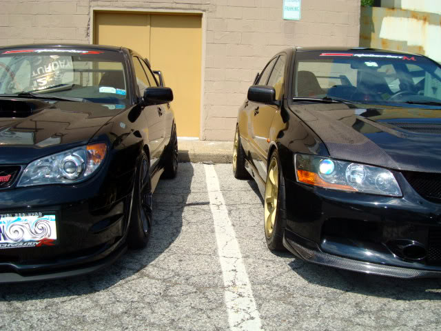 photo 5 Mitsubishi Lancer Evolution custom wheels Advan Racing RGII 18x9.0, ET +22, tire size X R18. x ET