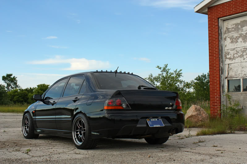photo 2 Mitsubishi Lancer Evolution custom wheels Enkei RPF1 SBC 17x9.5, ET +18, tire size X R17. 17x9.5 ET+18 