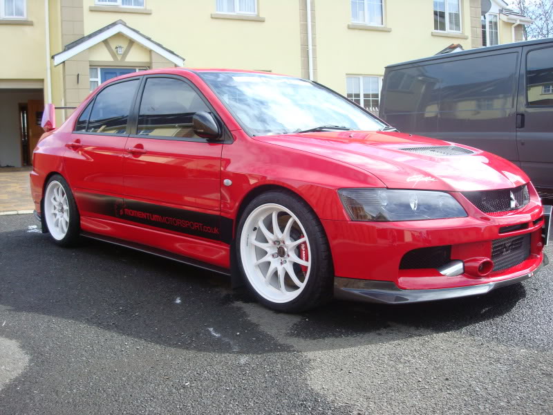 photo 3 Mitsubishi Lancer Evolution custom wheels Volk  CE28N 18x9.5, ET , tire size X R18. x ET 