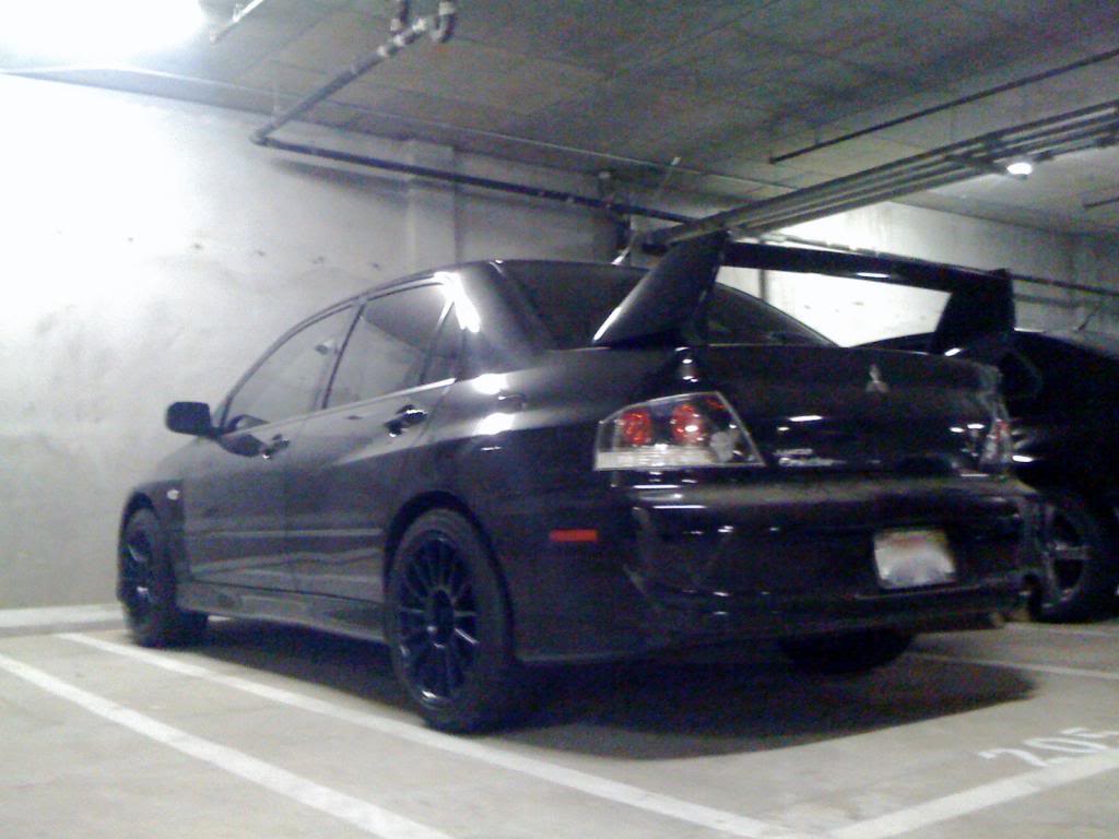 photo 1 Mitsubishi Lancer Evolution custom wheels Rays 57 Motorsport G07WT 17x9.0, ET +30, tire size X R17. x ET