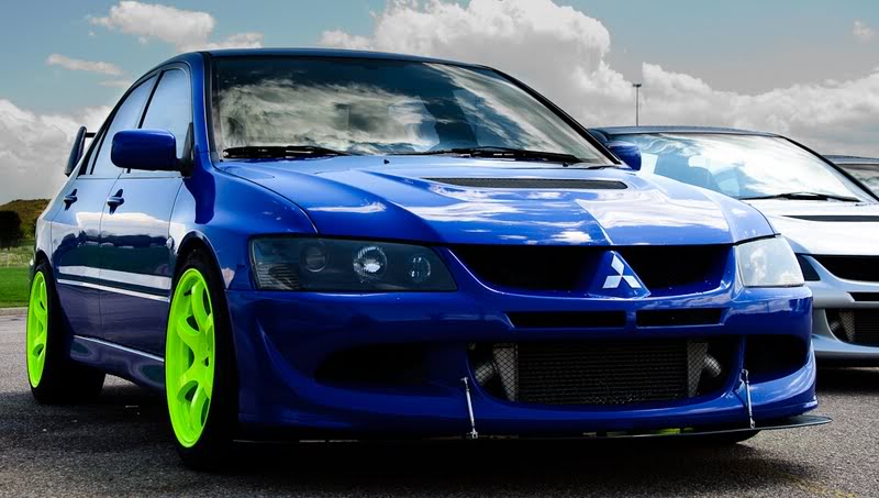 photo 2 Mitsubishi Lancer Evolution custom wheels Gram Light  57D 18x9.5, ET , tire size 245/40 R18. x ET 