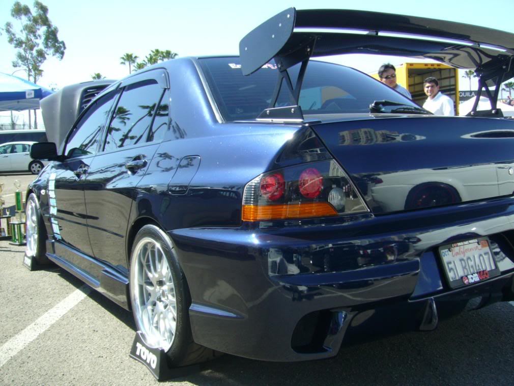 photo 1 Mitsubishi Lancer Evolution custom wheels Volk GTM 18x10.0, ET +45, tire size 265/ R18. x ET