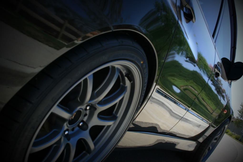 photo 1 Mitsubishi Lancer Evolution custom wheels Gram Light  57Optimise 18x9.5, ET +22, tire size 255/35 R18. x ET 