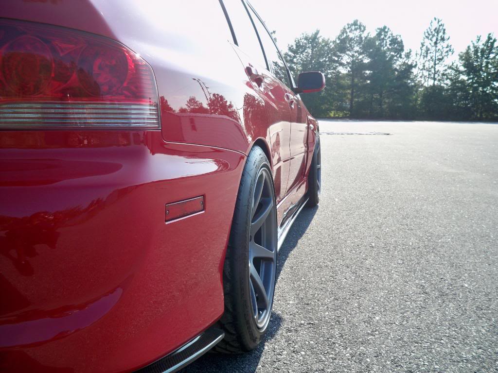 photo 1 Mitsubishi Lancer Evolution custom wheels 18x9.5, ET +22, tire size 255/40 R18. x ET