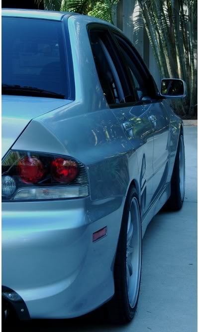 photo 1 Mitsubishi Lancer Evolution custom wheels Volk CE28 18x9.5, ET +28, tire size 265/35 R18. x ET