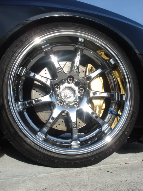 photo 1 Mitsubishi Lancer Evolution custom wheels Work Metal Buff 18x10.0, ET +18, tire size 225/40 R18. x ET