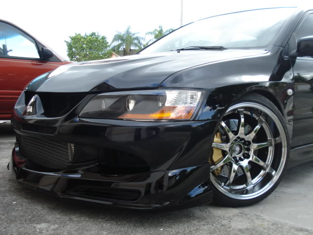 photo 2 Mitsubishi Lancer Evolution custom wheels Work Metal Buff 18x10.0, ET +18, tire size 225/40 R18. x ET