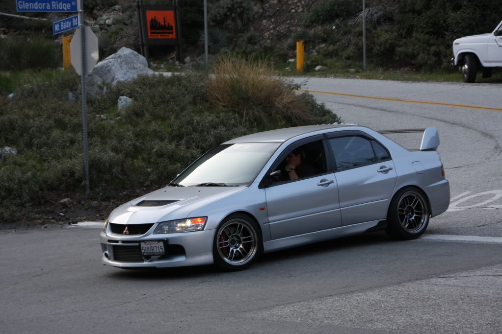 photo 3 Mitsubishi Lancer Evolution custom wheels Enkei RPF1 18x9.5, ET +15, tire size 235/40 R18. x ET 