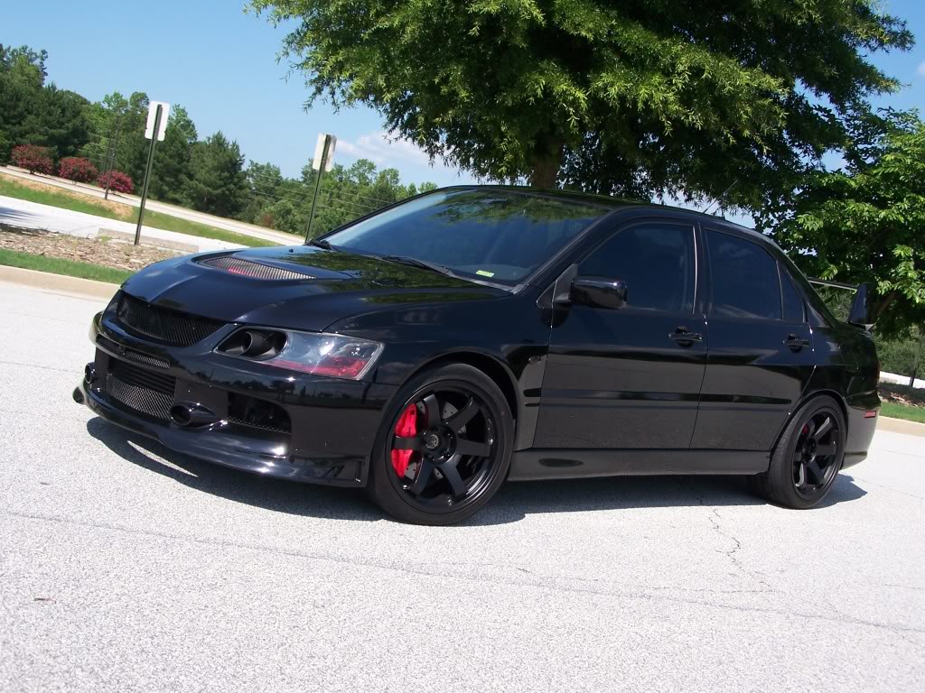 photo 1 Mitsubishi Lancer Evolution custom wheels Rota Grids 18x9.5, ET +17, tire size 255/35 R18. x ET 