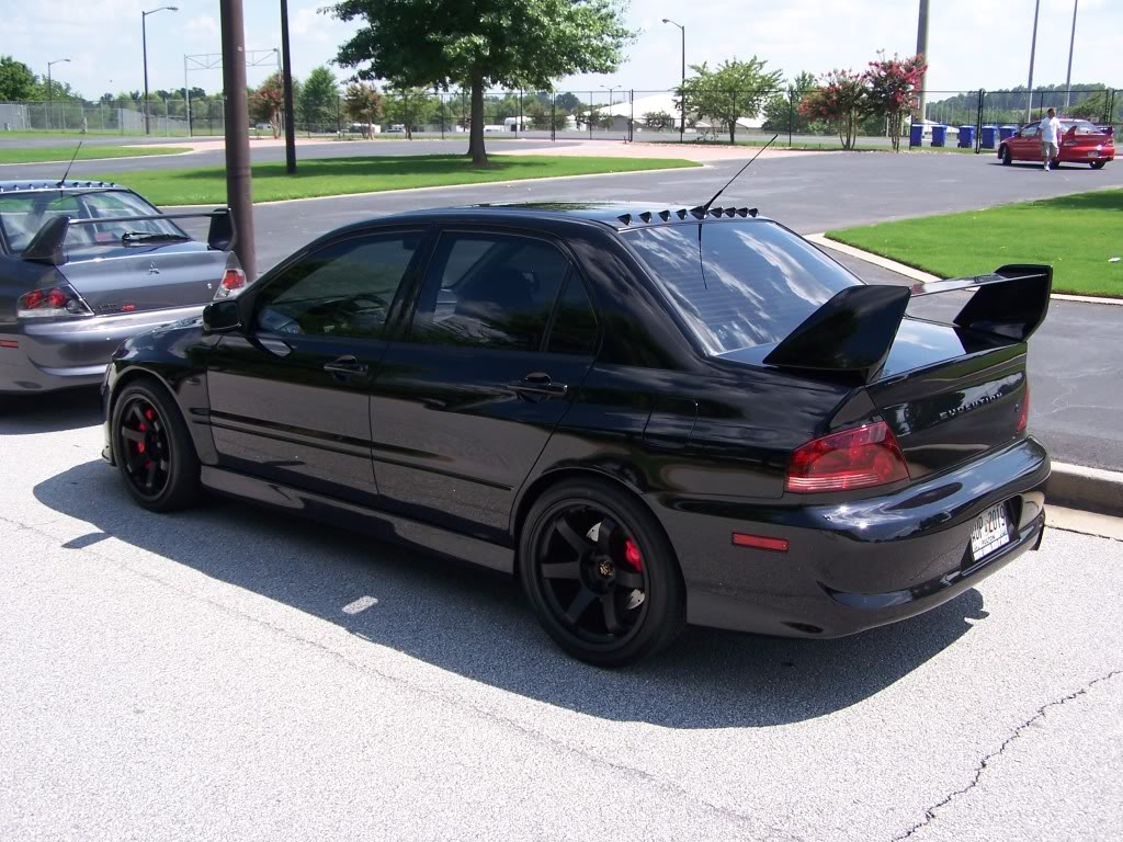 photo 2 Mitsubishi Lancer Evolution custom wheels Rota Grids 18x9.5, ET +17, tire size 255/35 R18. x ET 