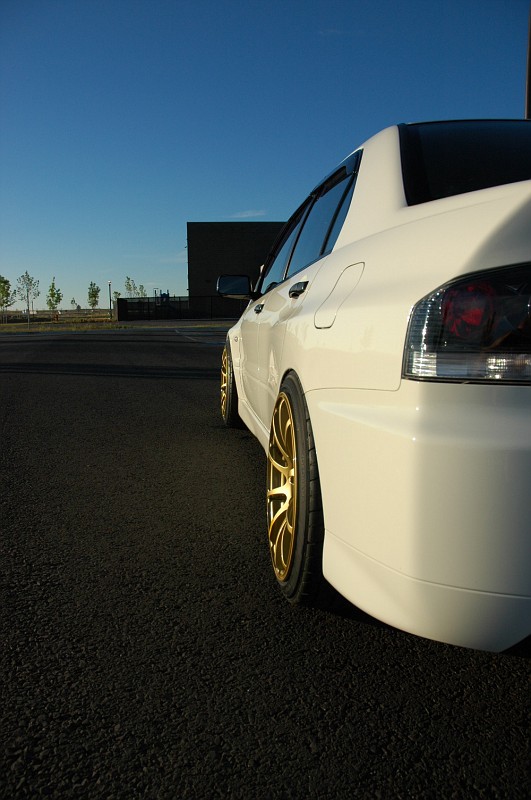 photo 1 Mitsubishi Lancer Evolution custom wheels Advan Racing RS 18x10.0, ET +15, tire size X R18. x ET