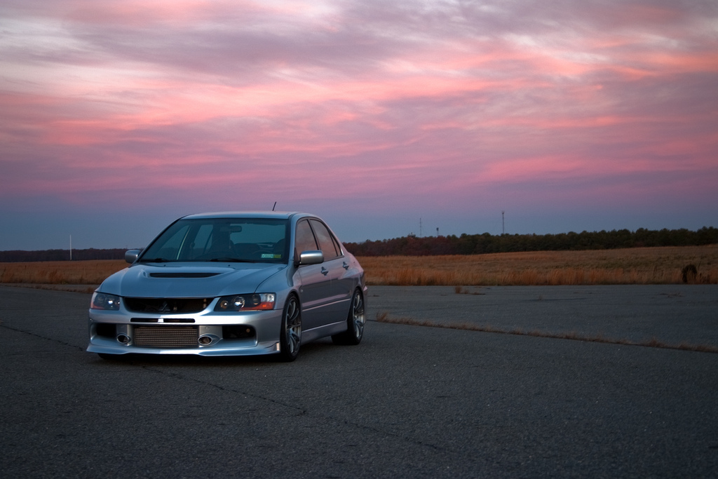 photo 2 Mitsubishi Lancer Evolution custom wheels Advan Racing  RS 18x9.0, ET +29, tire size 245/35 R18. x ET 