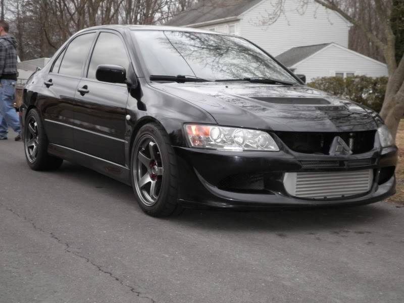 photo 1 Mitsubishi Lancer Evolution custom wheels HRE p45s 17x9.0, ET +25, tire size 255/45 R17. x ET 