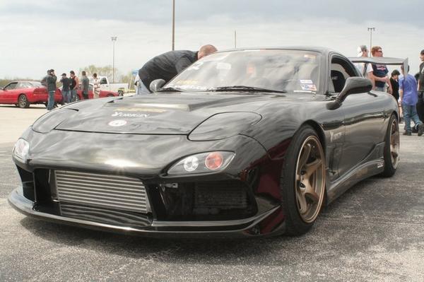 photo 1 Mazda RX-7 custom wheels 5zigen FN01RC 17x10.0, ET +25, tire size 225/45 R17. x ET 235/45 R