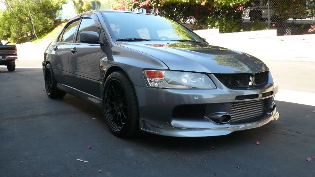 photo 3 Mitsubishi Lancer Evolution custom wheels Enkei NT03 18x9.5, ET +27, tire size X R18. x ET 