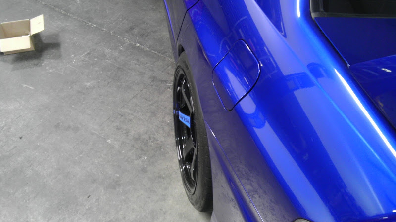 photo 3 Mitsubishi Lancer Evolution custom wheels Volk TE-37 18x9.5, ET +20, tire size 245/40 R18. x ET 