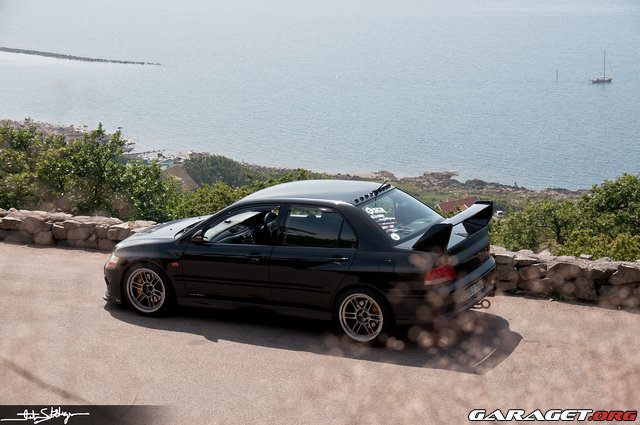 photo 3 Mitsubishi Lancer Evolution custom wheels Enkei RPF1 SBC 18x9.5, ET +15, tire size 235/40 R18. x ET