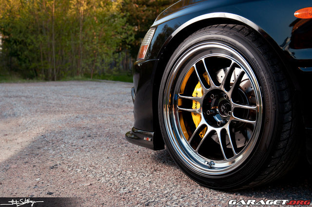 photo 1 Mitsubishi Lancer Evolution custom wheels Enkei RPF1 SBC 18x9.5, ET +15, tire size 235/40 R18. x ET