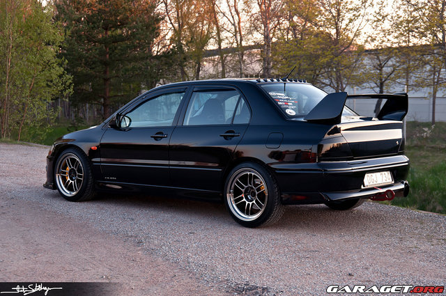 photo 6 Mitsubishi Lancer Evolution custom wheels Enkei RPF1 SBC 18x9.5, ET +15, tire size 235/40 R18. x ET