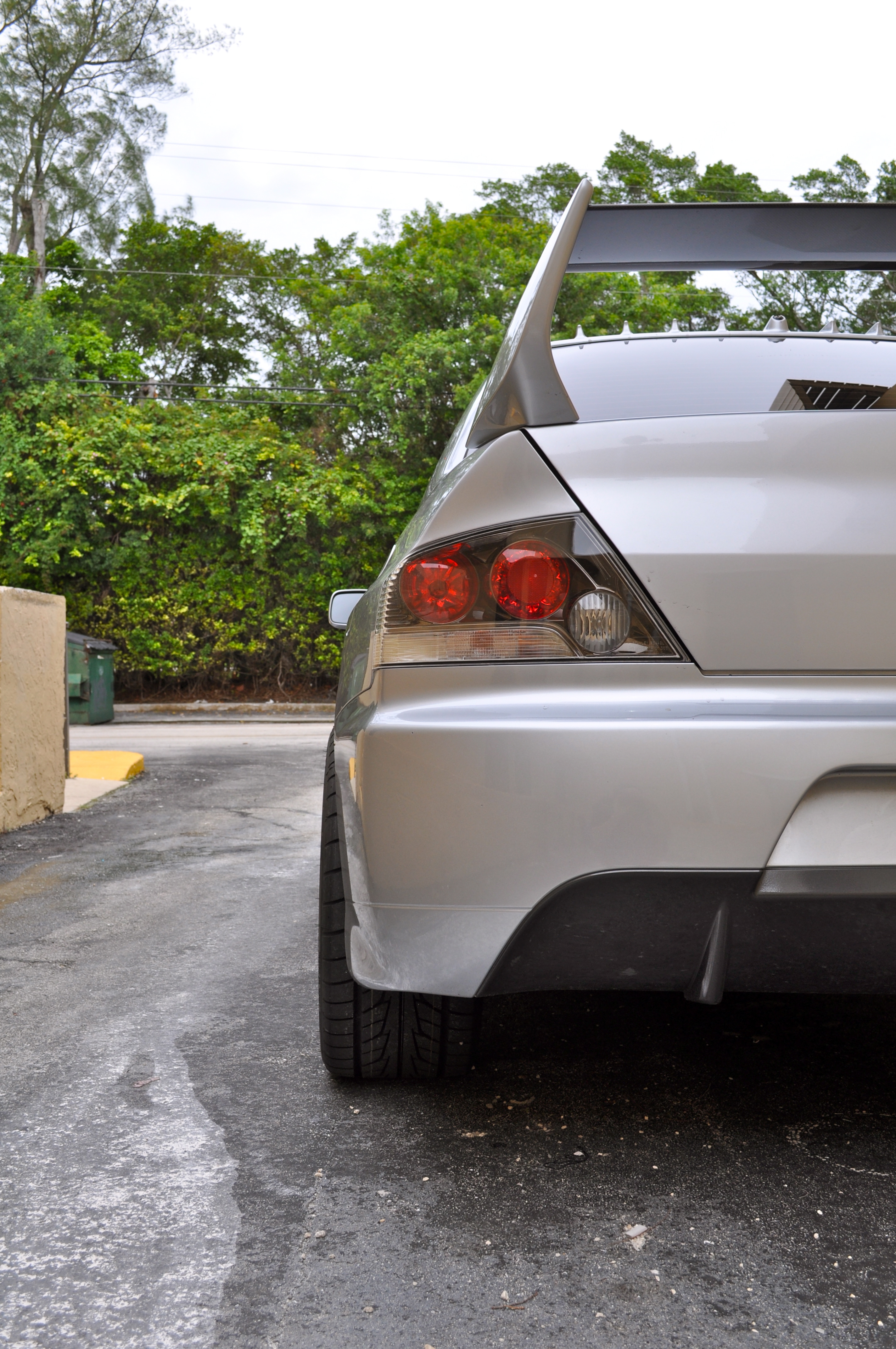 photo 1 Mitsubishi Lancer Evolution custom wheels Work CR Kai 18x9.5, ET +20, tire size 265/35 R18. x ET