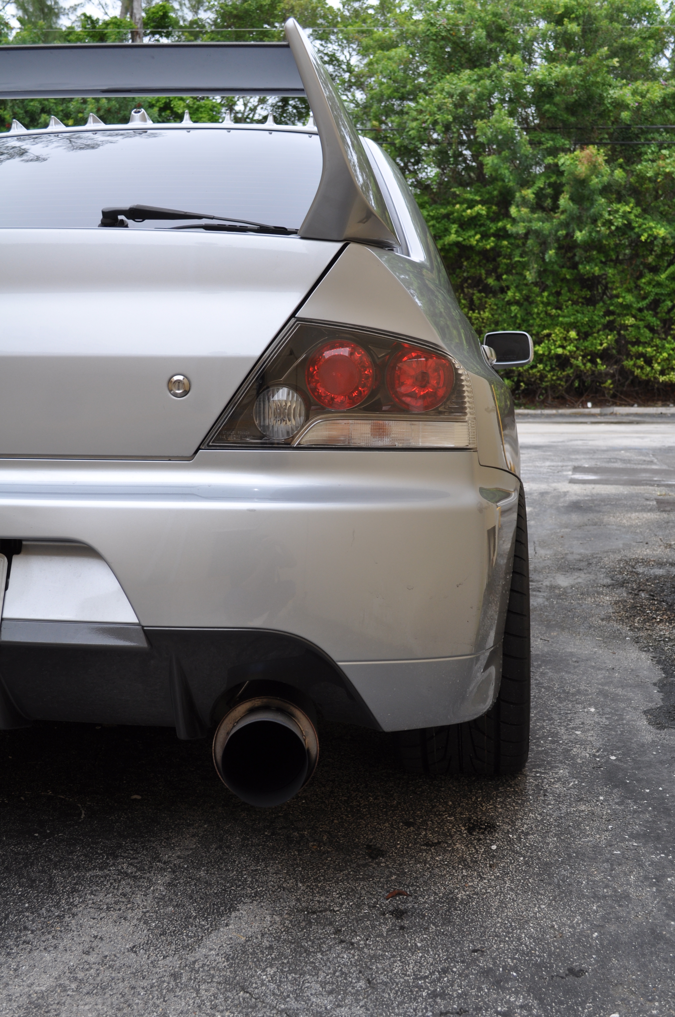 photo 2 Mitsubishi Lancer Evolution custom wheels Work CR Kai 18x9.5, ET +20, tire size 265/35 R18. x ET
