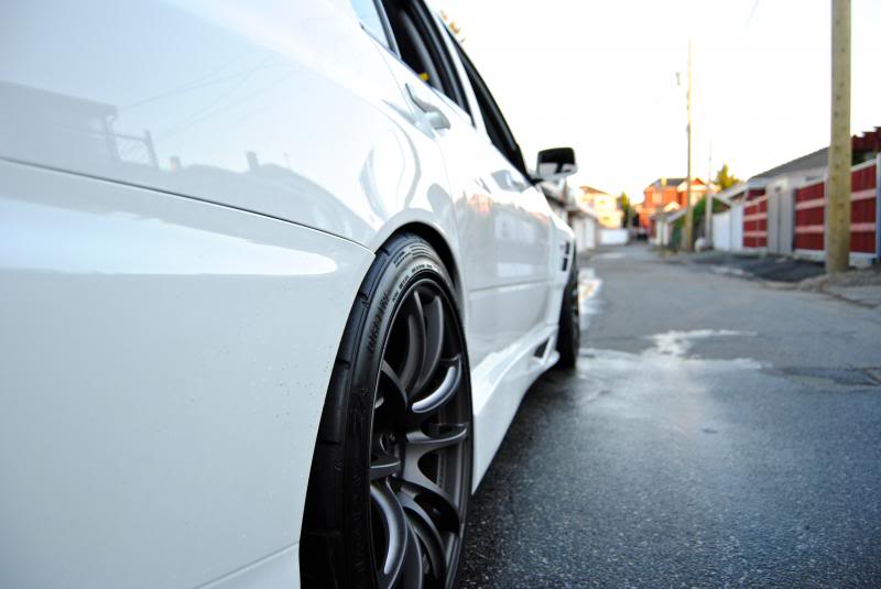 photo 2 Mitsubishi Lancer Evolution custom wheels Wedssport SA55M 18x10.0, ET +36, tire size 275/35 R18. x ET