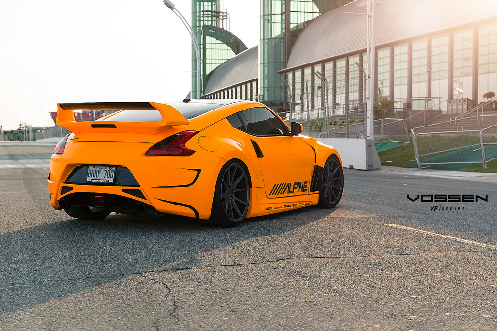 photo 2 Nissan 370Z custom wheels Vossen VFS-1 20x9.5, ET +25, tire size 245/35 R20. 20x12.0 ET+30 305/30 R20