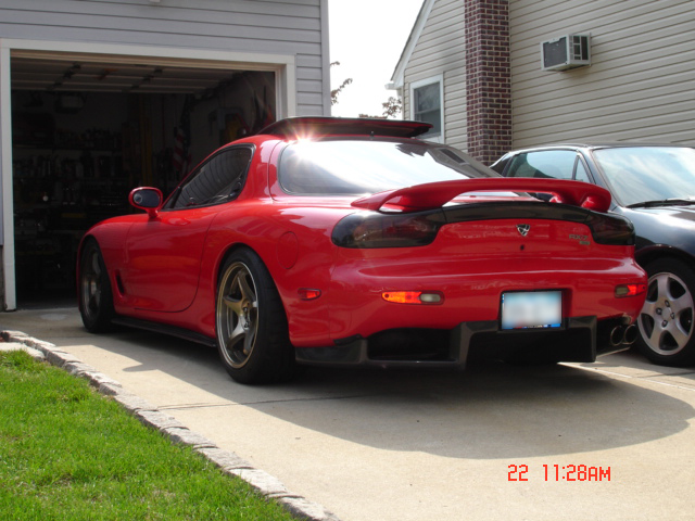 photo 1 Mazda RX-7 custom wheels 5zigen FN01RC 17x8.0, ET +35, tire size 235/45 R17. 17x10.0 ET+35 255/40 R17