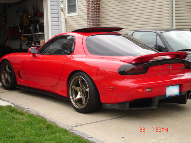 photo 2 Mazda RX-7 custom wheels 5zigen FN01RC 17x8.0, ET +35, tire size 235/45 R17. 17x10.0 ET+35 255/40 R17