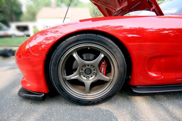 photo 4 Mazda RX-7 custom wheels 5zigen FN01RC 17x8.0, ET +35, tire size 235/45 R17. 17x10.0 ET+35 255/40 R17