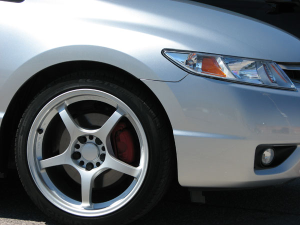 photo 1 Honda Civic custom wheels Gram Light 57F 18x, ET , tire size X R18. x ET 