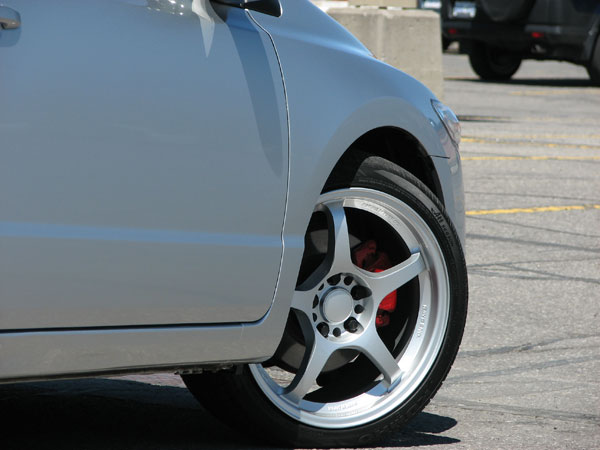 photo 2 Honda Civic custom wheels Gram Light 57F 18x, ET , tire size X R18. x ET 