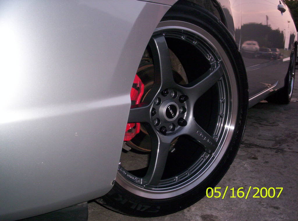 photo 1 Honda Civic custom wheels G-GAMES 77W  18x7.5, ET +43, tire size 225/40 R18. x ET 
